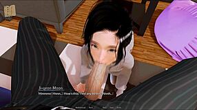 3D animated harem in a hotel room with extra helpin' of booty and boobs