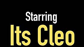 Cleo undresses and uses dildo for double penetration on webcam