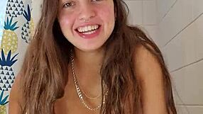 Caught Masturbating To Squirting Orgasm In Public By Flatmate