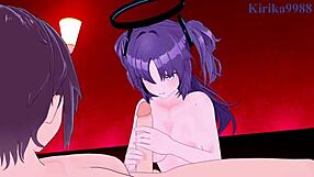 hayase yuuka and oki aoi intense sex with big tits creampie in blue archive hentai