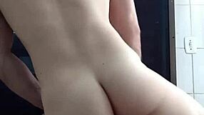 Young stud and hot milf in rough sex after national team game