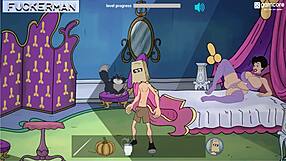 Complete Gameplay Fuckerman Cum On Ella With Titty Fuck And Rough Assfucking