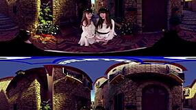 Surprised menage a trois! Alison rey and luna rival bent over fucking doggystyle.