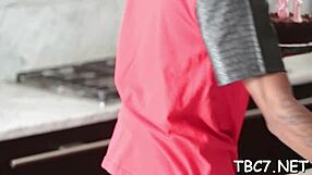 Euro slut sucks black knob