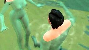 3D animated Little Mermaid hentai preview