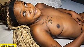 Creamy pussy pounded deep in doggystyle and missionary