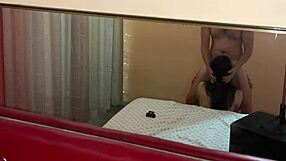 Trained brunette throat deepthroats for cum in mouth in homemade amateur session