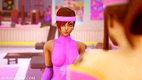 hot 3d anime lesbian hentai training