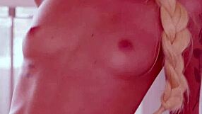 Blonde teen rides big black cock in doggystyle cowgirl interracial