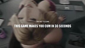 Blonde Rapunzel Tries Footjob on Cock in 3D Animation