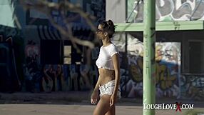 Latina Abby Brazil Fucked Hard Outdoors with Rimjob and Licking!