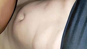 Husband and Wife Share Intimate Moments