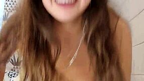 Caught Masturbating To Squirting Orgasm In Public By Flatmate