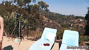 Outdoor Pool Party Orgy With Handjobs