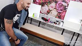 Behind the scenes of a steamy gay photo shoot