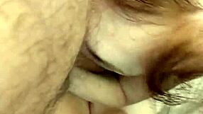 My wife gives a bellyjob and blowjob in this video