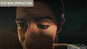 Lara Croft gets slammed hard in wild 3D action, wow! 😍