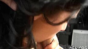 First Time Beauty Sucks and Fingers in Wild Debut