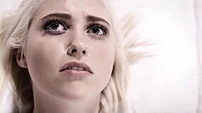 Black guy claims teen's virginity in hairy pussy smash