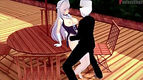 Belfast Fucking on the Restaurant Azurlane Full Movie and POV Version on Sheer Fantasyking3