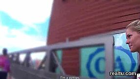 i teased a stunning czech teen in the shopping centre and shagged her in pov