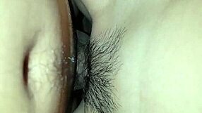 Soț și soție împart momente intime fierbinți