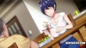 Husband's stepdad turns maniac in this anime hentai tale with english subtitles