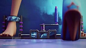 What if a big ass anime pussy needs warming up