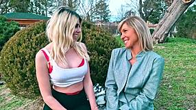 French Blonde Milf Seeks Threesome With Kissing And Cunilingus