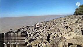 One Can No Longer Cum Even On The Banks Of The River A Jerk Filmed Me And For Him To Give Me My Video I Had To Fuck Him