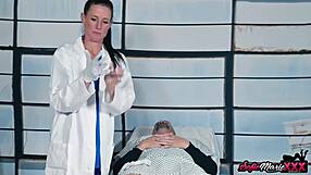 sofie marie says, 'let me give you a handjob, patient' in the hospital