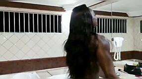 African babe farts during anal sex!