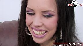 i love this thin british milf's small tits