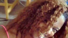 Nedolžna črnkinja v Philadelphiji sesa belega kurca z rahlim draženjem