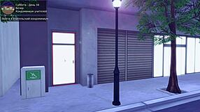 Asian tutor in rough titty fuck and doggystyle