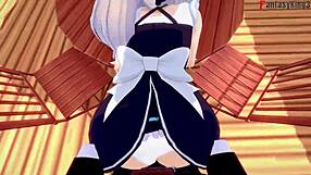 Belfast Fucking on the Restaurant Azurlane Full Movie and POV Version on Sheer Fantasyking3