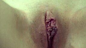 solo teen brunette masturbates with vibrator in 4k