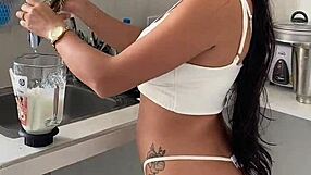 i want you to join me for breakfast with my big tits.