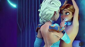 What if a big ass anime pussy needs warming up