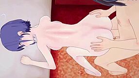 hayase yuuka and oki aoi intense sex with big tits creampie in blue archive hentai