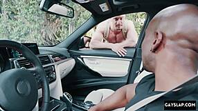 Twink Takes Monster Cock In Rough Interracial Fucking