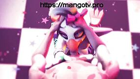A collection of Five Nights at Freddy’s clips with an anime fetish twist