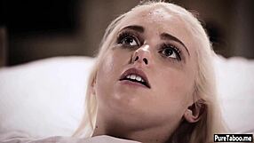 Black guy claims teen's virginity in hairy pussy smash