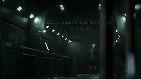 d va's wild space mission turns into a hot threesome