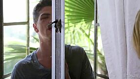 Carter Cruise enjoys a casual encounter with her lover's big cock