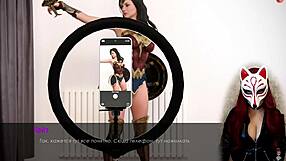 Kate 13 in cosplay costume solo play