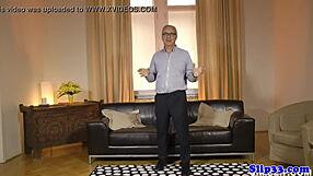 why does this eurobabe wank that old bloke?