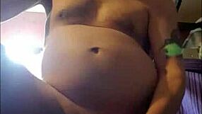 Bisexual male shyly shoots huge cumshot naked