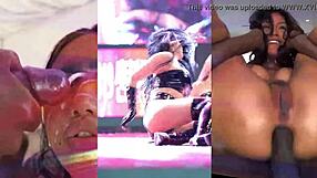 K-pop sluts getting fucked hard and cumming loudly in an anal compilation