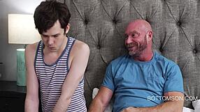 Big Step Daddy Dominates Twink Step Son Roughly